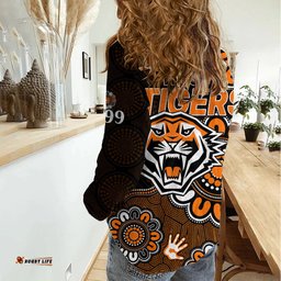 NRL Wests Tigers Rugby Founded 1999 Aboriginal Women Casual Shirt