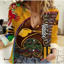 Pride Hawks Hawthorn Naidoc Week Aboriginal Version Special Women Casual Shirt