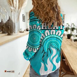 Brisbane Heat Cricket Women Casual Shirt Aboriginal