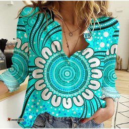 Brisbane Heat Cricket Women Casual Shirt Aboriginal