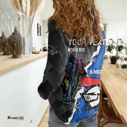 Personalised Panthers And Knights Rugby Women Casual Shirt 2023 Sporty Style