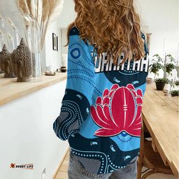 Waratahs Rugby Women Casual Shirt NSW Indigenous