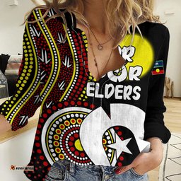 2023 NAIDOC Week Women Casual Shirt For Our Elders Artsy Style