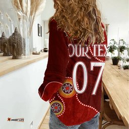 Personalised NAIDOC Week 2023 NRL Dolphins For Our Elders Women Casual Shirt