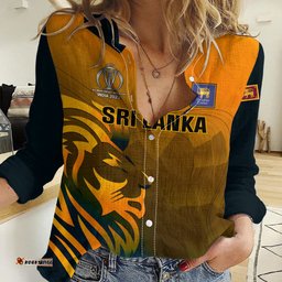 Sri Lanka Cricket Women Casual Shirt Go Lions Dynamic Version 2023