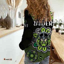 NRL Canberra Raiders Rugby 1981 Aboriginal Women Casual Shirt