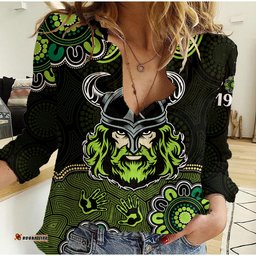 NRL Canberra Raiders Rugby 1981 Aboriginal Women Casual Shirt