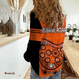 Brisbane Roar Soccer Women Casual Shirt Aboriginal