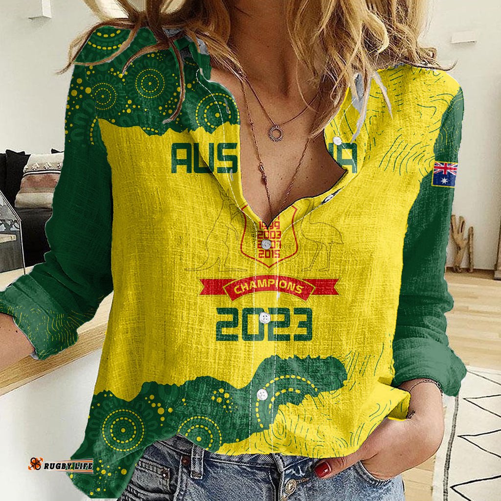 Australia Cricket Women Casual Shirt History Commemorative World Cup Winners