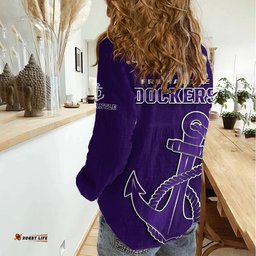 Fremantle Dockers Football 2023 Women Casual Shirt Go Freo Sporty Version 01