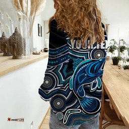 Custom Personalised Fishing Aboriginal Casual Shirt No.1