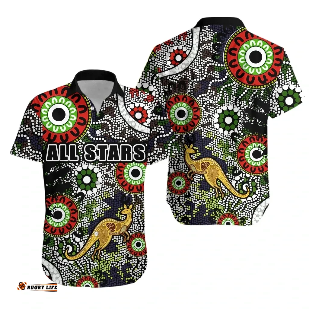 Indigenous Hawaiian Shirt All Stars K13