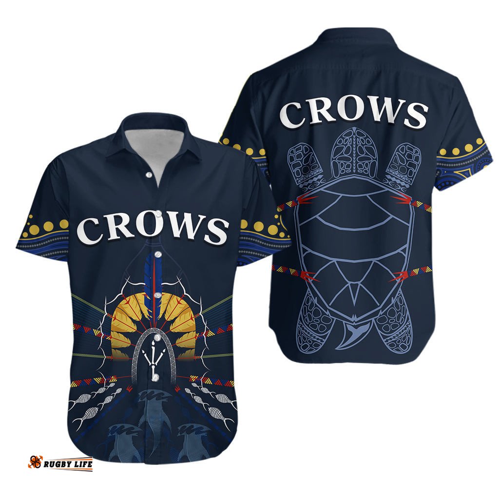 The Crows Indigenous Hawaiian Shirt Adelaide Football