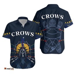 The Crows Indigenous Hawaiian Shirt Adelaide Football