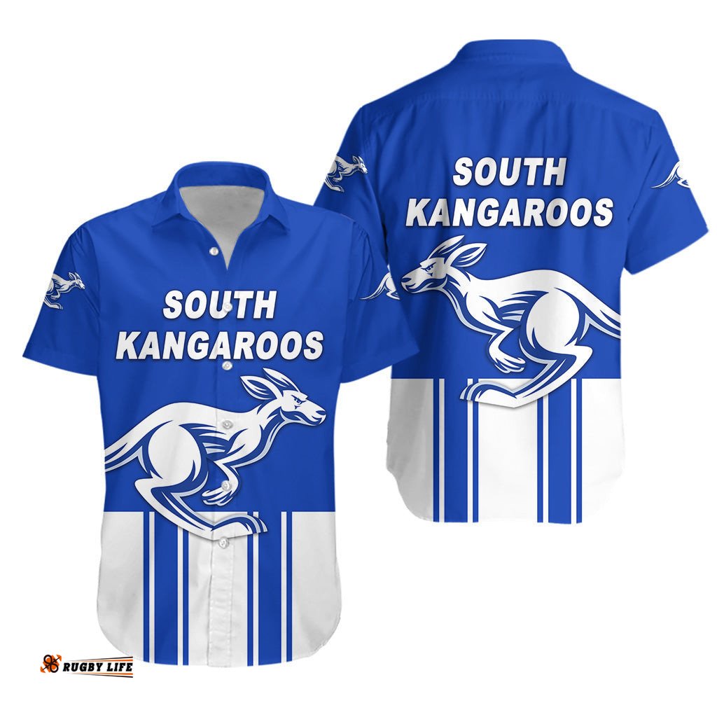 South Alice Football Club Hawaiian Shirt South Kangaroos Original Blue