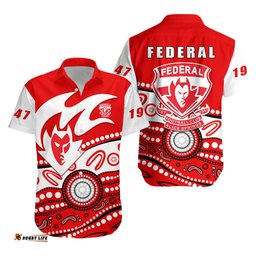 Federal Football Club Hawaiian Shirt Indigenous