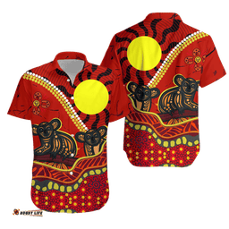 Aboriginal Koala Painting Hawaiian Shirt