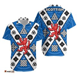 Scotland Scottish Mix Celtic Patterns Hawaiian Shirt 0