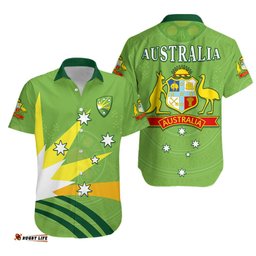 Cricket Australia Hawaiian Shirt Proud Aussie Aboriginal