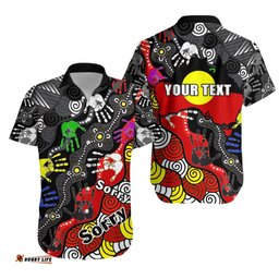 Custom Personalised National Sorry Day Hawaiian Shirt Version 03 Australian Aboriginal