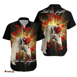 ANZAC Angel Lest We Forget Hawaiian Shirt 0