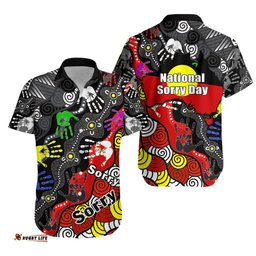 National Sorry Day Hawaiian Shirt Version 03 Australian Aboriginal