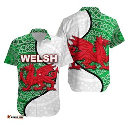 Wales Welsh Dragons Hawaiian Shirt 0
