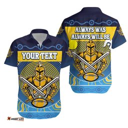 Custom Personalised NAIDOC Titans Hawaiian Shirt Gold Coast Indigenous