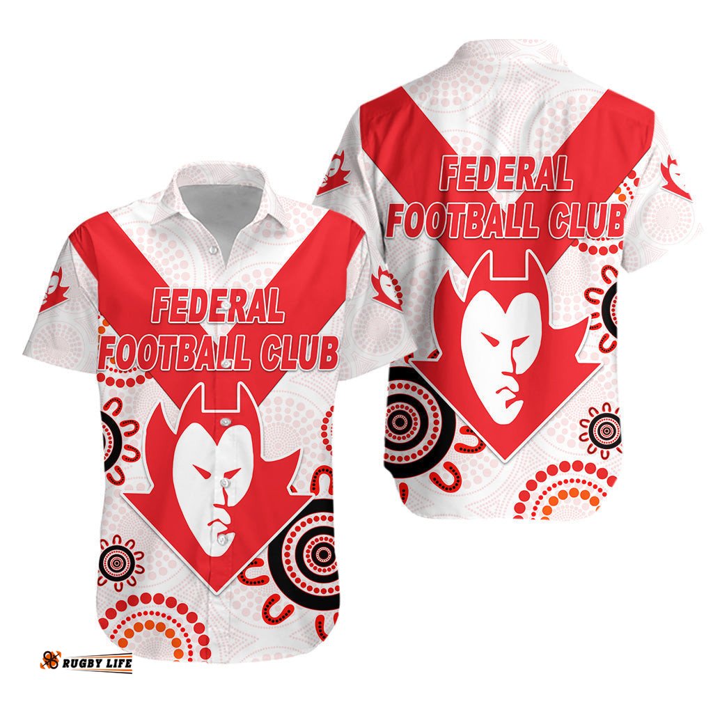 Federal Football Club Hawaiian Shirt Indigenous Version