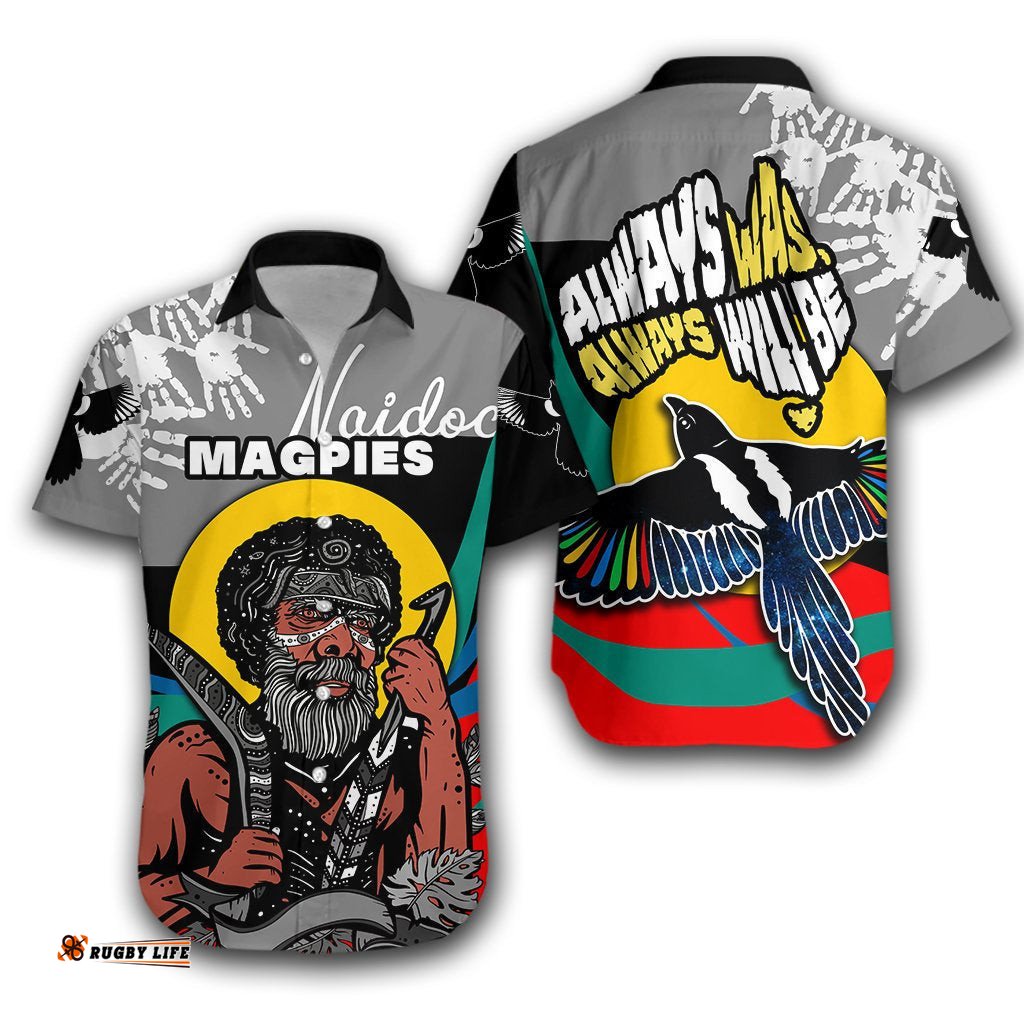 Magpies NAIDOC Week Hawaiian Shirt Collingwood Indigenous Special Style