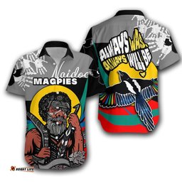 Magpies NAIDOC Week Hawaiian Shirt Collingwood Indigenous Special Style