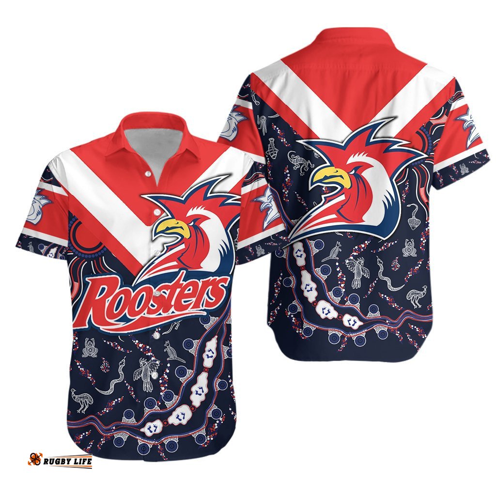 Australia Roosters Indigenous Hawaiian Shirt