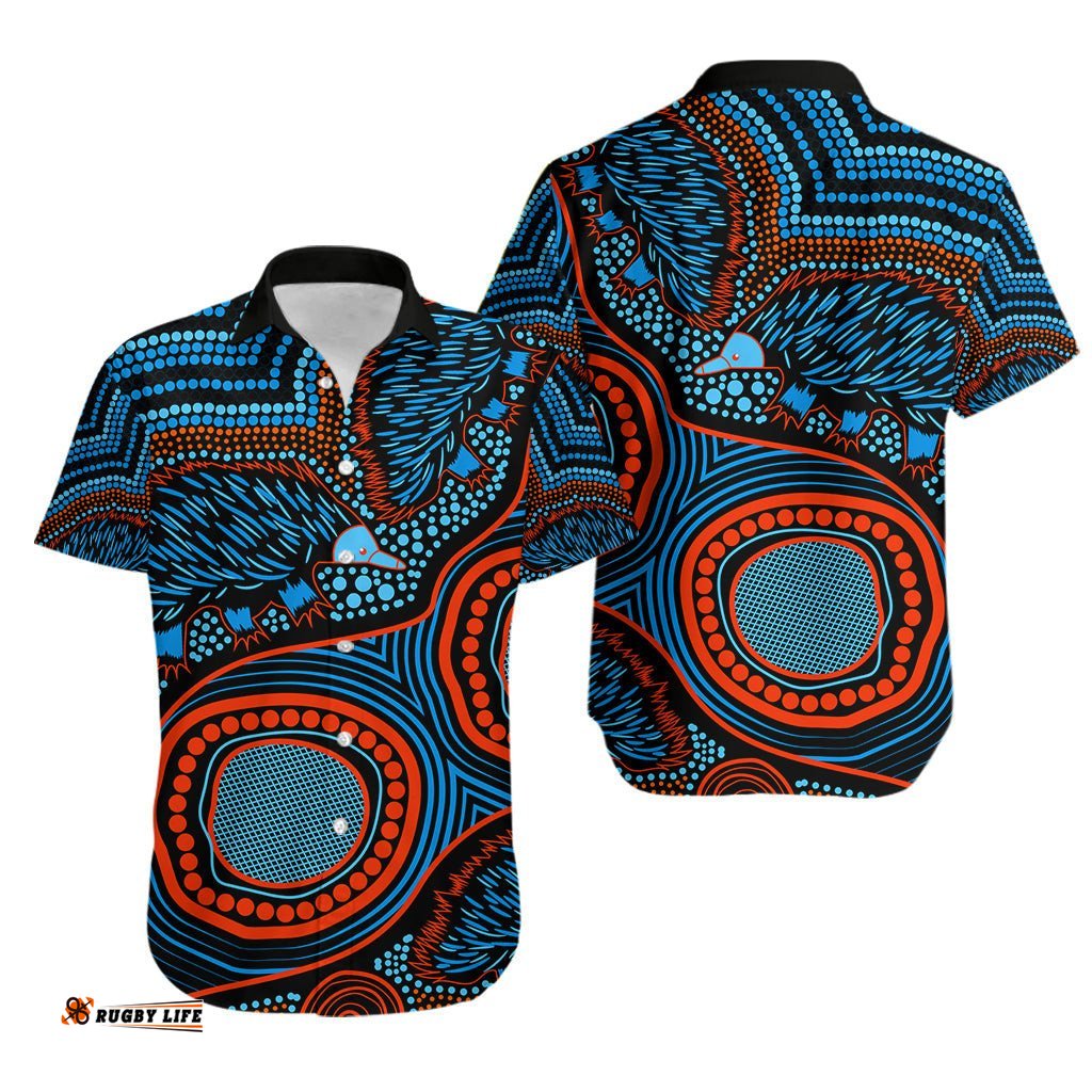 Echidna Aboriginal Hawaiian shirt Style No.3