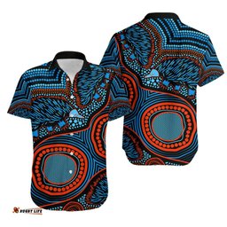 Echidna Aboriginal Hawaiian shirt Style No.3