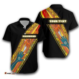 Custom Personalised Richmond Premier Hawaiian Shirt Tigers Aboriginal Sport Style