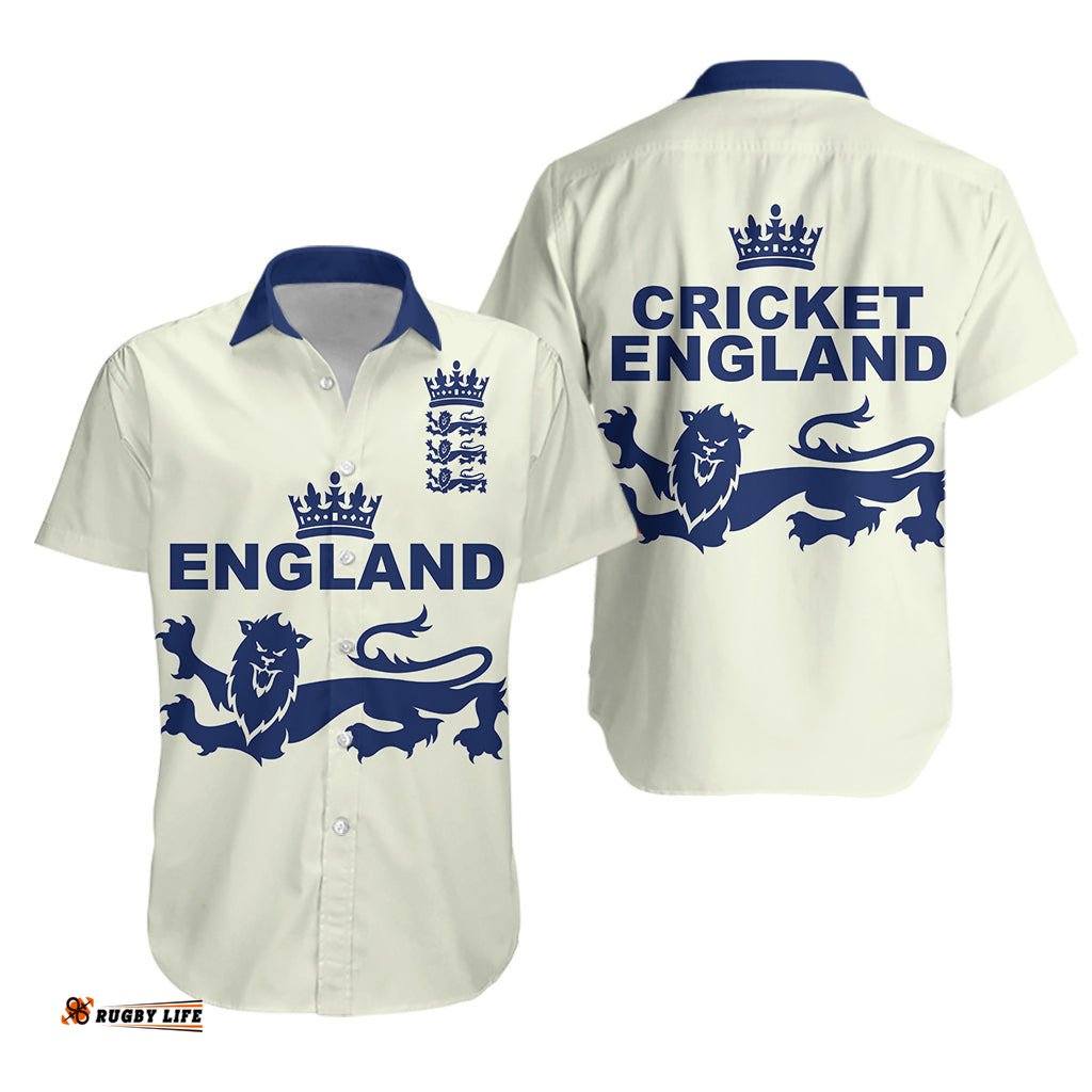 Cricket England Hawaiian Shirt 0