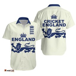 Cricket England Hawaiian Shirt 0