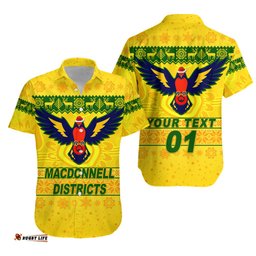 Custom Personalised MacDonnell Districts Hawaiian Shirt Christmas Simple Style