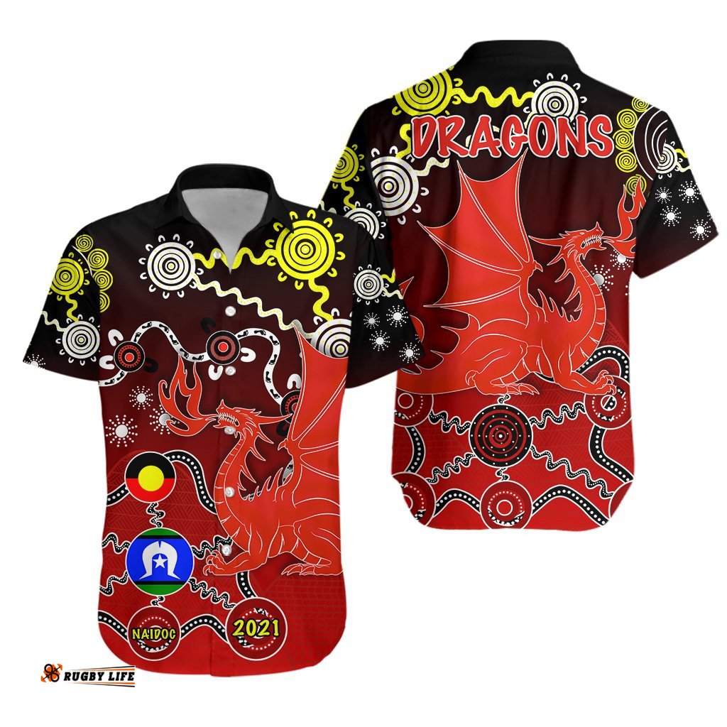 St. George Dragons NAIDOC Week Hawaiian Shirt Indigenous
