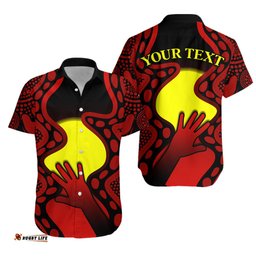 Custom Personalised Aboriginal Australians Hawaiian Shirt Simple But Significant