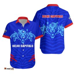 Delhi Capitals Hawaiian Shirt DC Cricket Fans