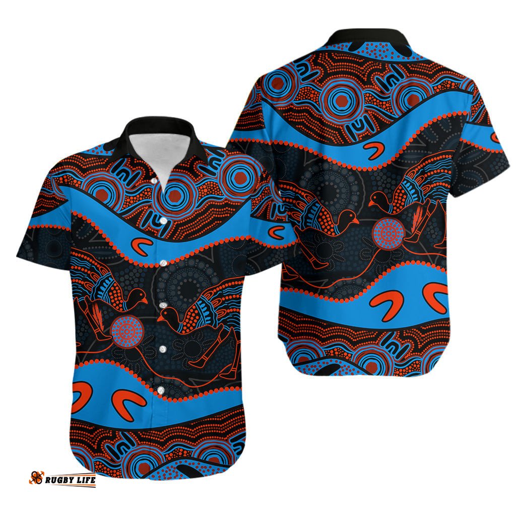 Emu Aboriginal Hawaiian shirt Style No.5
