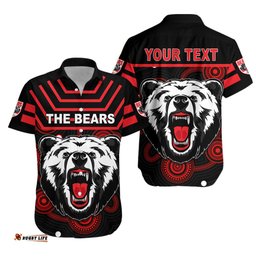 Custom Personalised The Bears Indigenous Hawaiian Shirt Go North Sydney