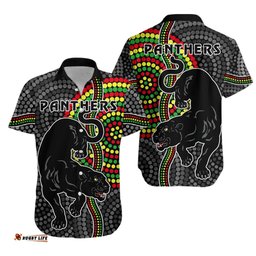 Panthers Hawaiian Shirt Simple Wild Indigenous