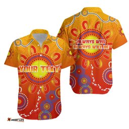 Custom Personalised NAIDOC Suns Hawaiian Shirt Gold Coast Indigenous Style