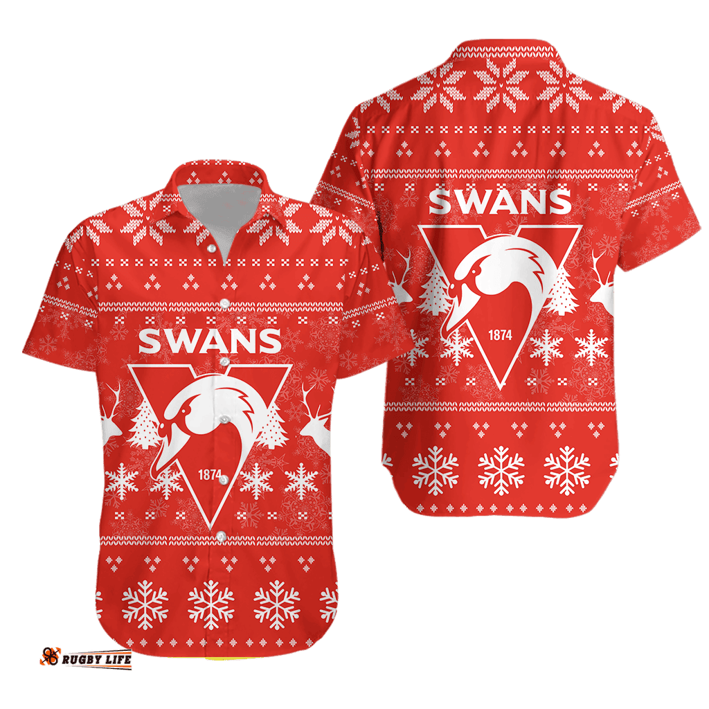 Sydney Swans Hawaiian Shirt Christmas Ugly Style
