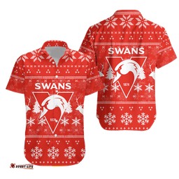 Sydney Swans Hawaiian Shirt Christmas Ugly Style