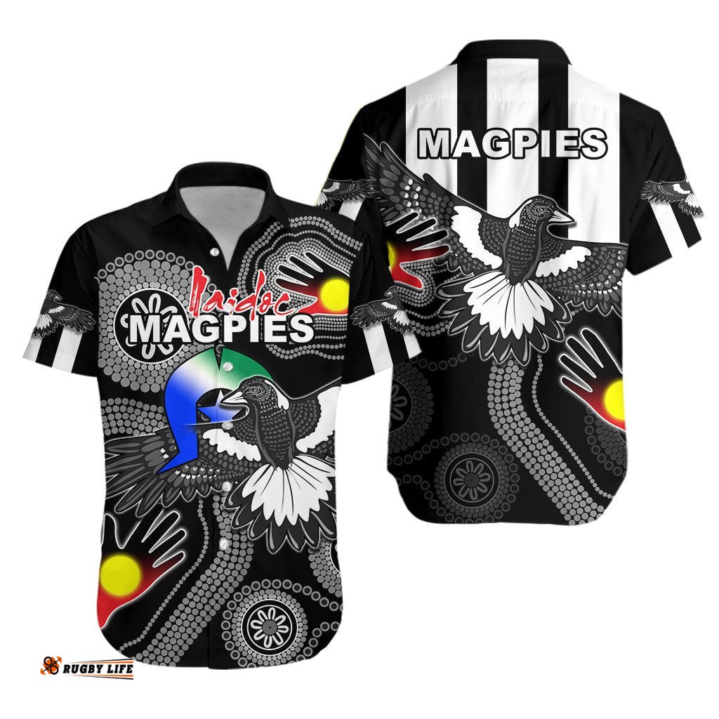 Magpies NAIDOC Week Hawaiian Shirt Style