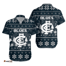 Carlton Hawaiian Shirt Christmas Ugly Style