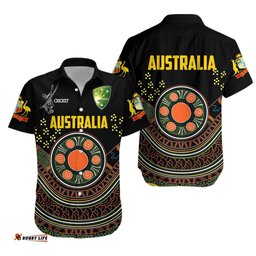 Cricket Australia Hawaiian Shirt Indigenous